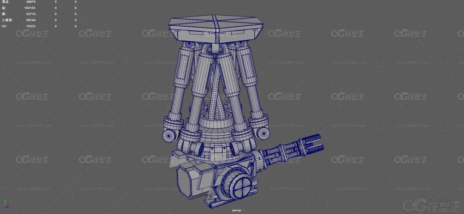 科幻炮塔 炮台 武器系统 远程武器 警戒火炮 机关枪 塔防 舰载武器 军事武器 未来武器-10