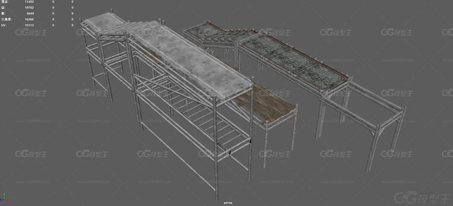 脚手架 工厂部件 工地 脚手架 施工 建筑工程 钢管脚手架 工业钢管 攀登平 建筑工地...-6