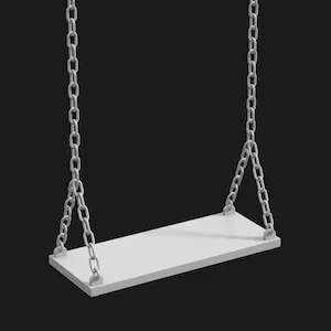 摇摆 金属秋千 孩子们 孩子们