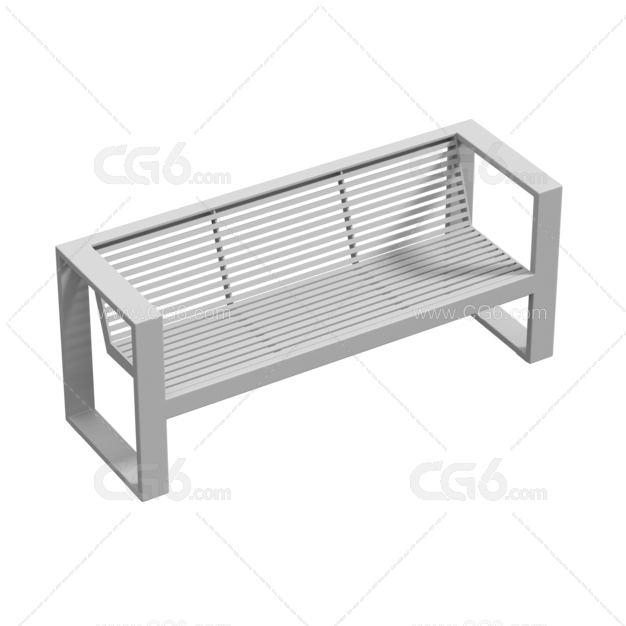 长椅 户外长凳 金属色 金属色-1