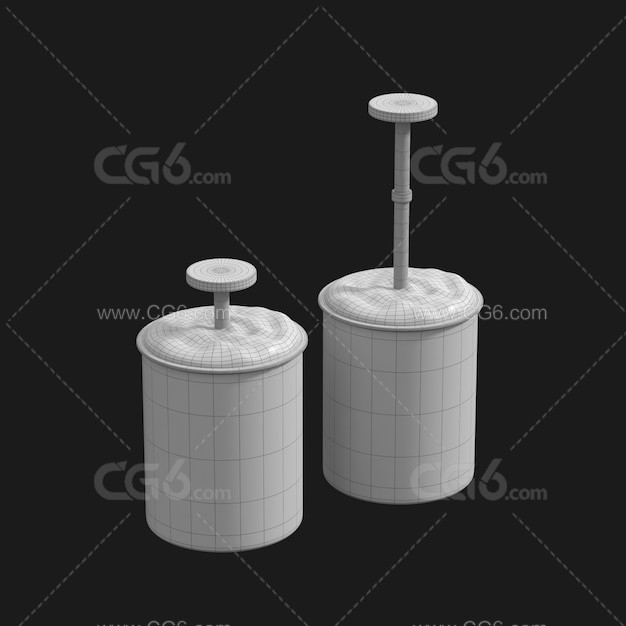 泡沫 圆形的 容器 容器-4