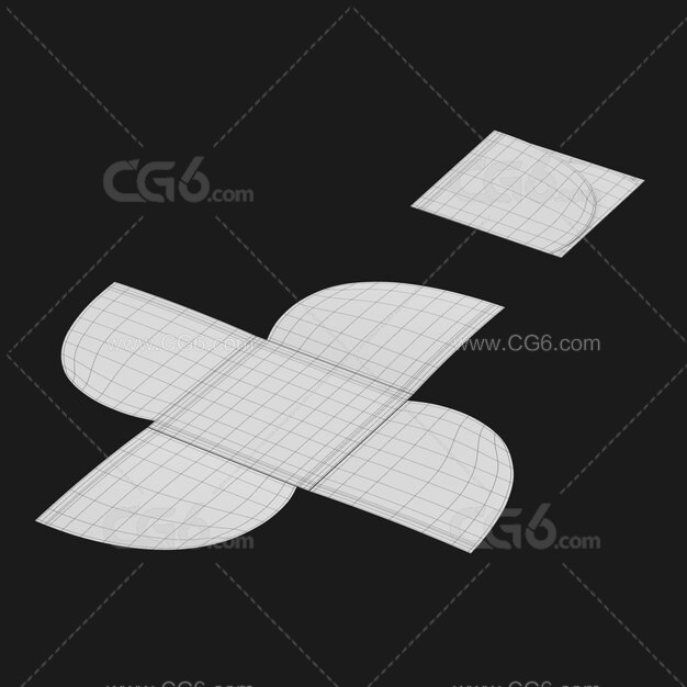 宣传册 方形宣传册 五面小册子 静止的 静止的-4
