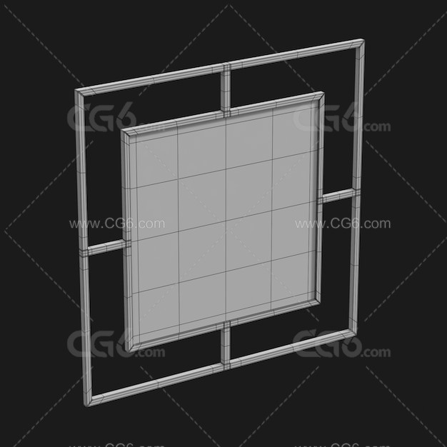 方形框架 墙架 金属框 金属框-4