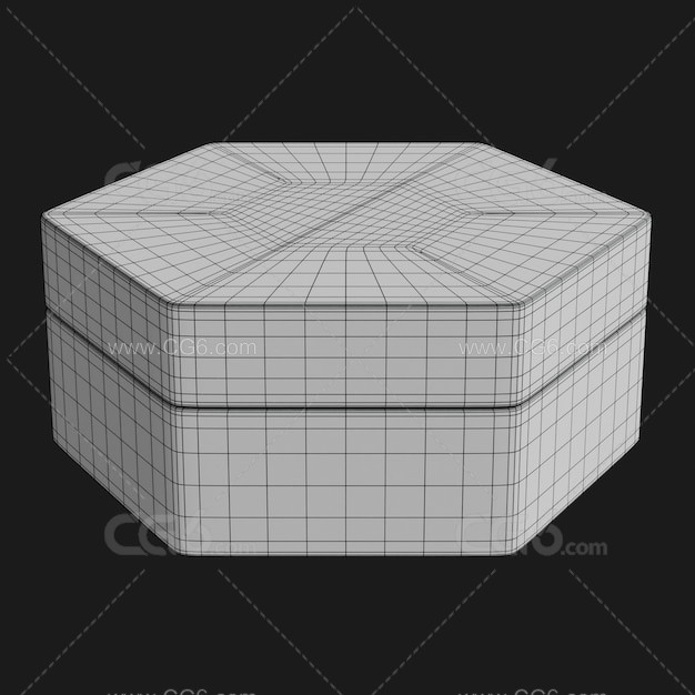 烟灰缸 香烟 六角形 六角形-4