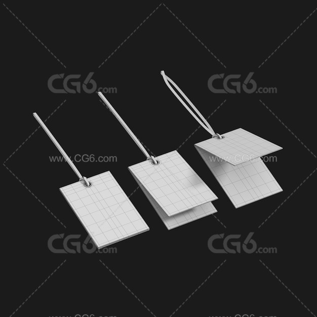 服装吊牌 折叠标签 折叠标签-4