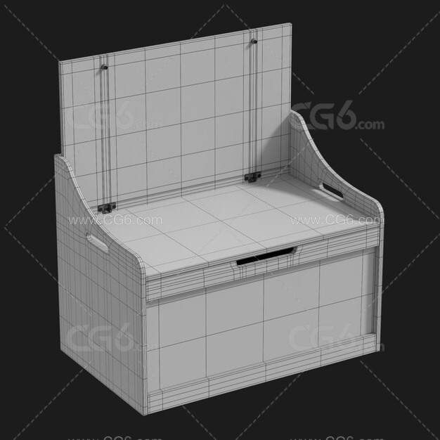 内阁 木柜 储物柜 玩具容器 玩具收纳盒 玩具收纳盒-4