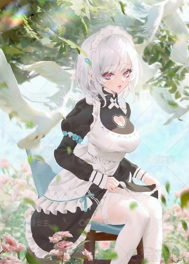 P站画师cirilla lin少女人物插画作品270P-4