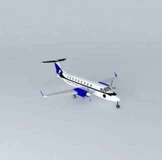 比奇飞机1900D 3d模型