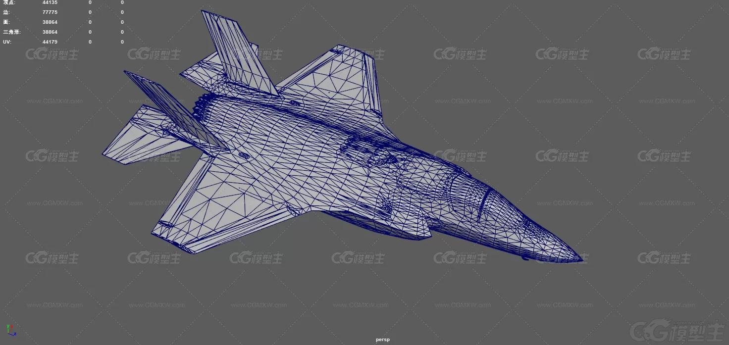 F35战斗机 F35C联合打击战斗机 隐身战机 闪电攻击机 军事飞机 第五代战斗机 舰载-2