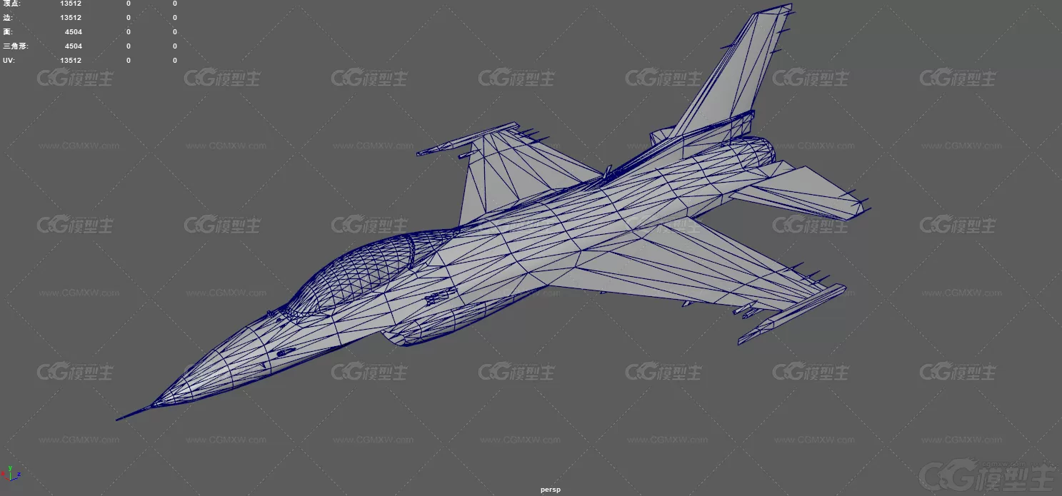 F16战斗机 F16C 多用途战斗机 轻型战斗机 超音速战机 喷气式战斗机 军用飞机 美式战机-3