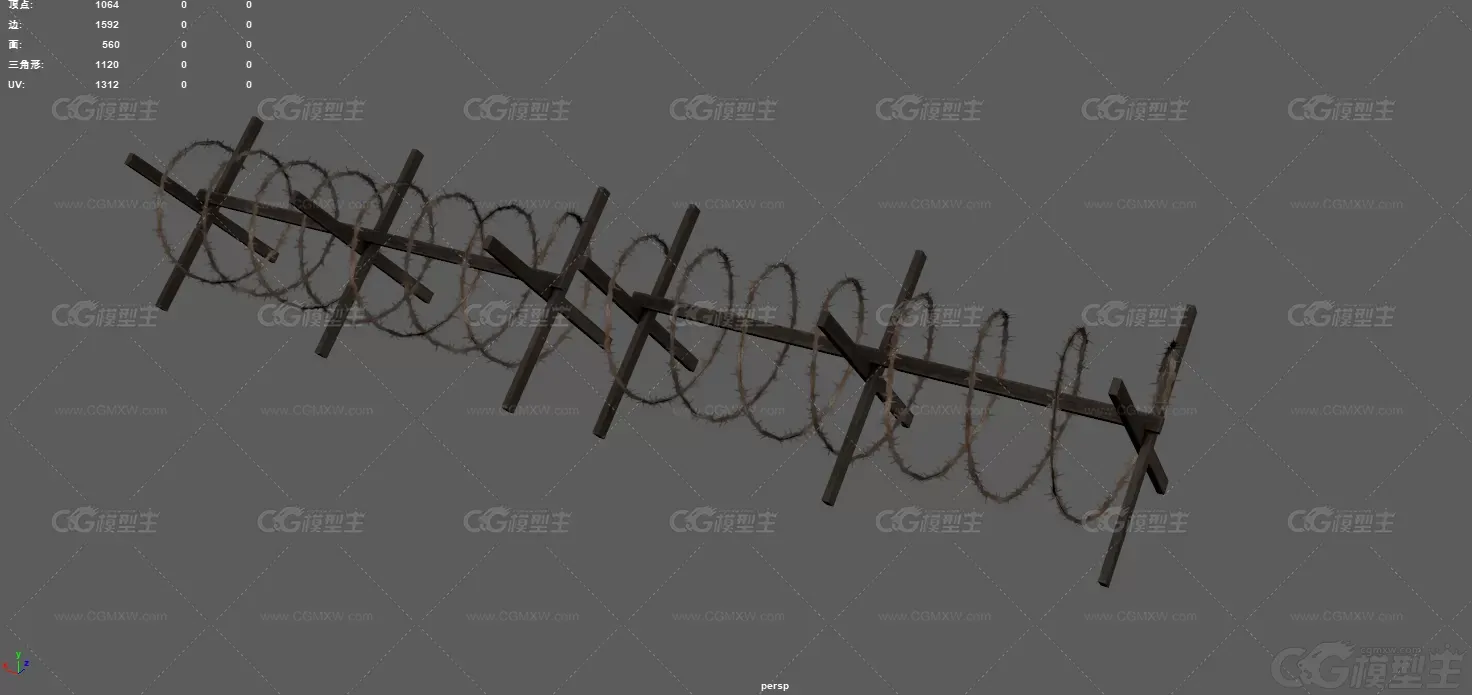 隔离网 铁丝网 有刺铁丝网 棘铁丝 军事刺网 战场铁丝网 铁线圈 路障 防御设施 障碍...-6