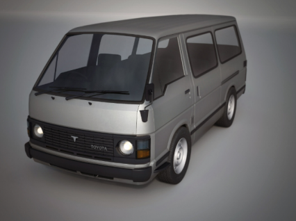 toyota丰田海斯1982-1989款3d模型