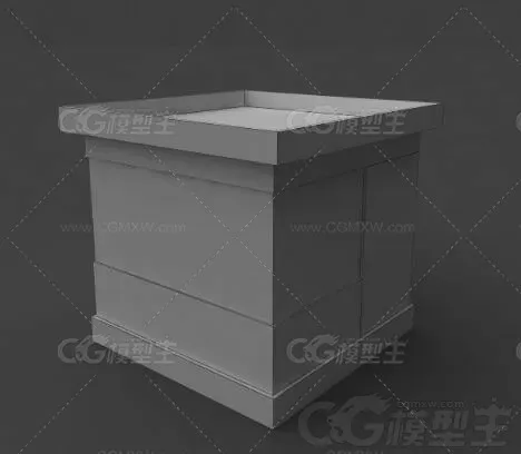 岗亭，保安室3d模型-4