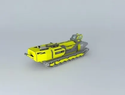 矿车，采矿车3d模型