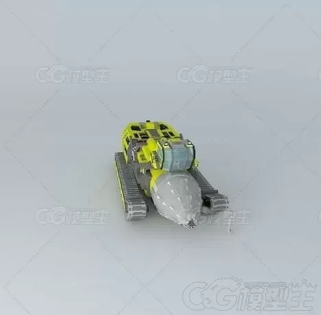 矿车，采矿车3d模型-3