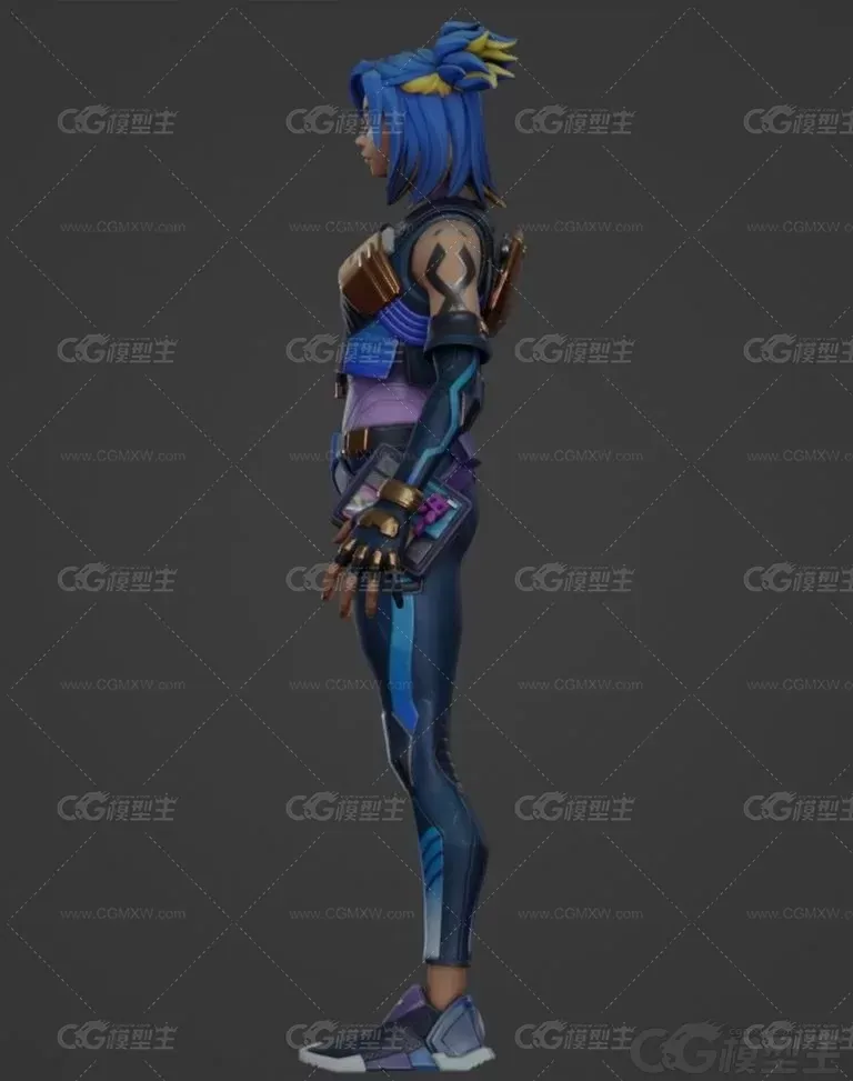 卡通女战士 女士兵 女勇士-3