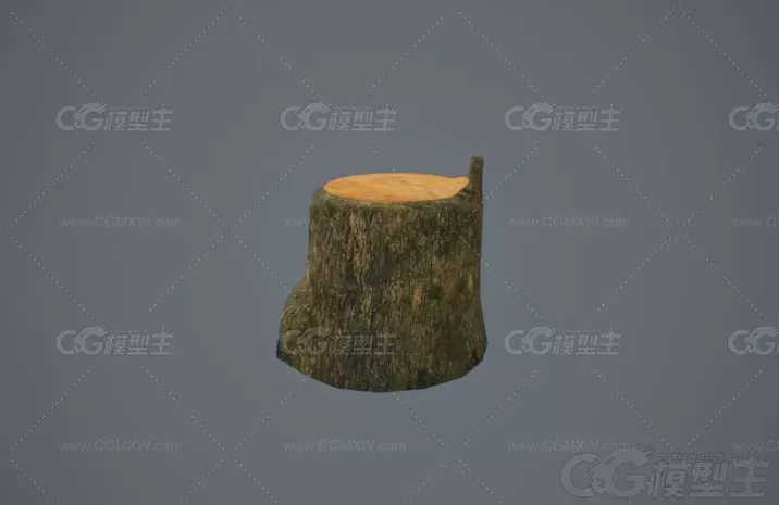 树桩3d模型-2