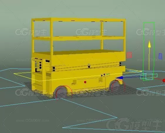 升降车3d模型-3