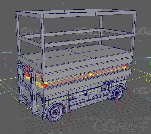 升降车3d模型-6