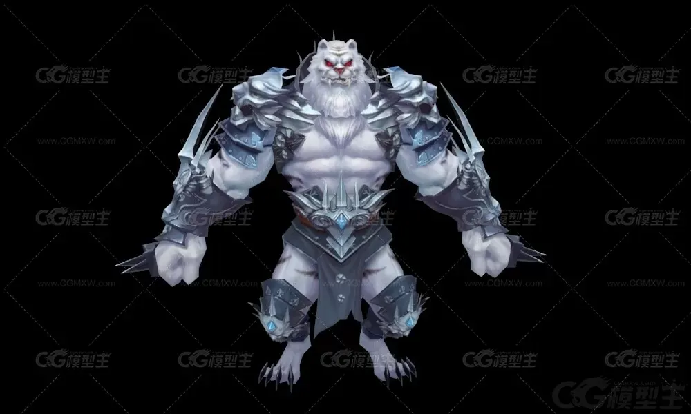 雪狼 魔兽 虎面兽 妖兽 狼妖 虎妖 妖怪-1