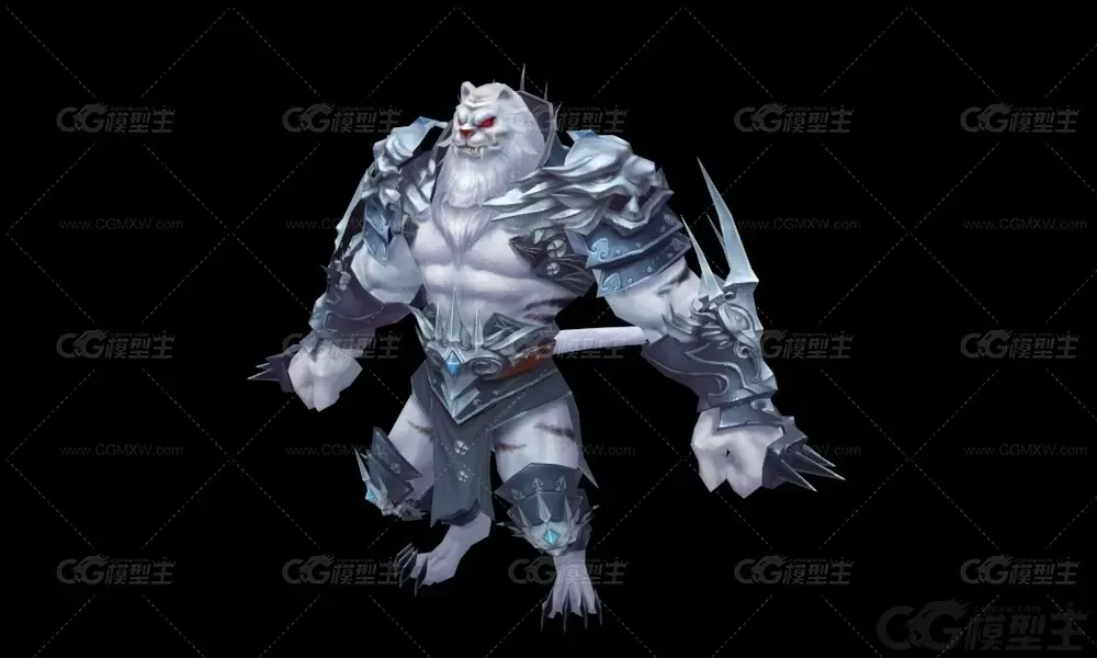 雪狼 魔兽 虎面兽 妖兽 狼妖 虎妖 妖怪-2