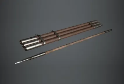 标枪 三节棍 阿拉伯中世纪标枪 古代武器 长标 投掷标枪 铁枪 冷兵器 古代标枪