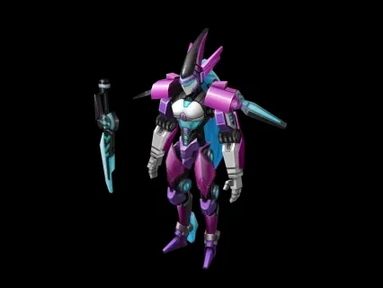 闪电机甲 铠甲勇士 机甲战士 机甲士兵 3D游戏模型