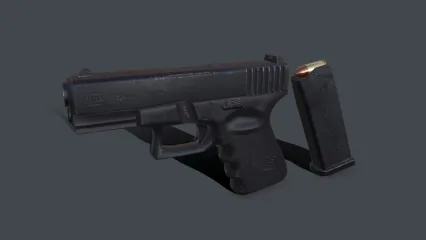 格洛克系列GLOCK19 手枪 3D模型