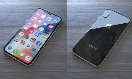 苹果手机模型 全面屏手机 IphoneX 3D模型