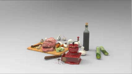 酒  磨  肉 大葱 等