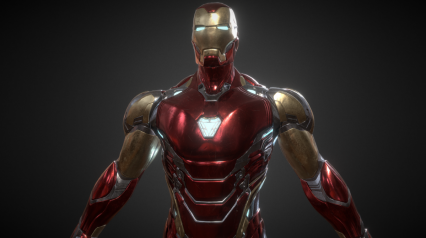 钢铁侠Iron-Man 复仇者联盟3D模型带贴图