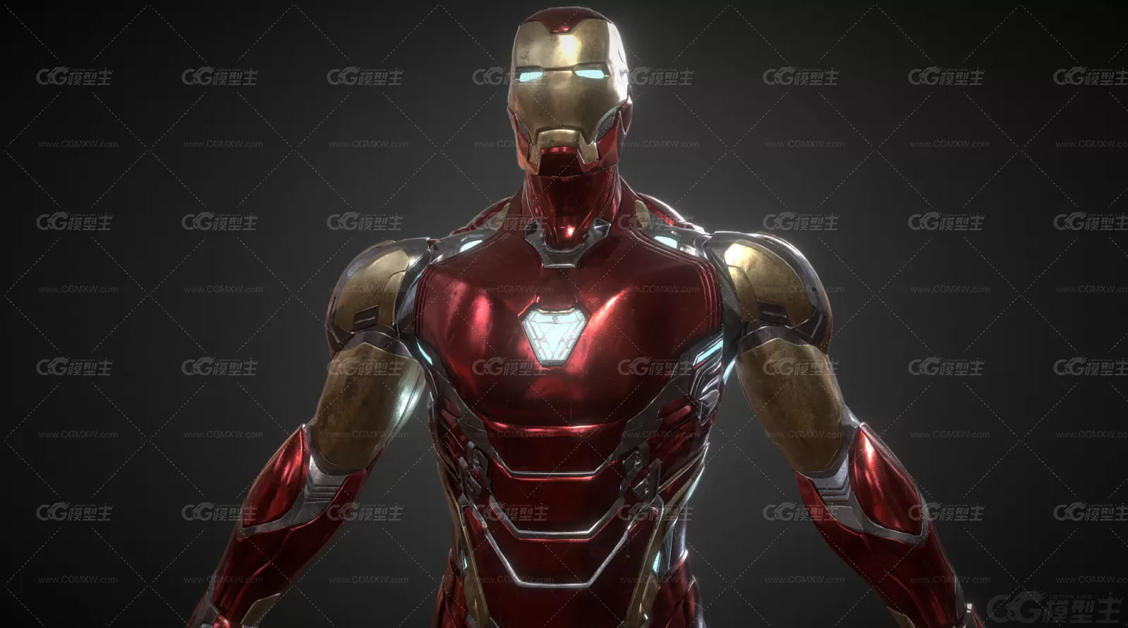 钢铁侠Iron-Man 复仇者联盟3D模型带贴图-1