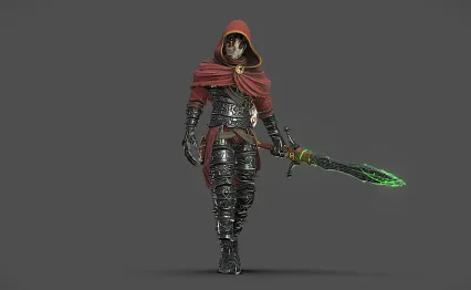 猎龙者 刺客 武士 战士蒙面刺客杰克 3D模型