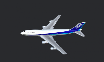 波音747-100客机 波音飞机 空中客车 航空飞机3D模型