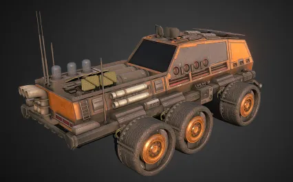 未来火星车 星球车 火星漫游车 3D模型