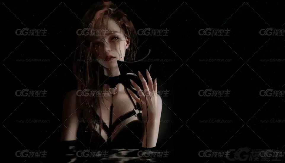鬼刀大神wlop画师23年3月美到窒息的8KCG原画-1