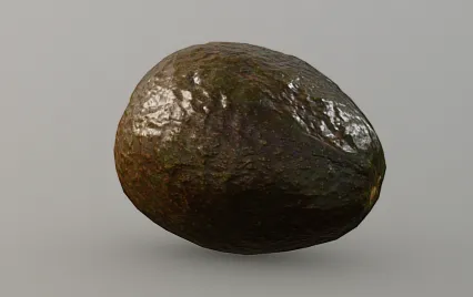 墨西哥鳄梨 写实水果3D模型