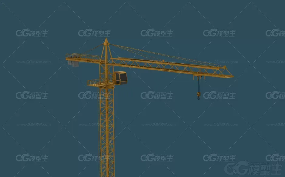 塔吊 吊机 机械设备 建筑工地 起重设备 塔式起重机 起重机 建筑工地 吊塔 悬臂起重机-2