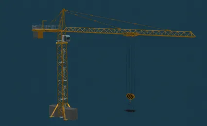 塔吊 吊机 机械设备 建筑工地 起重设备 塔式起重机 起重机 建筑工地 吊塔 悬臂起重机