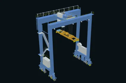 移动式起重机 龙门吊 门式起重机 门机 重型机械 施工吊机