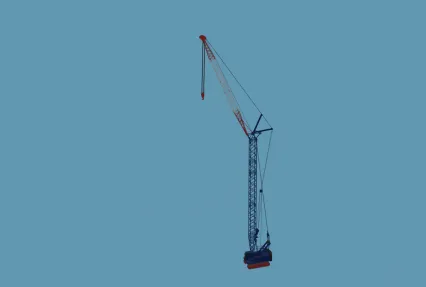履带式塔吊 履带式起重机 3D模型