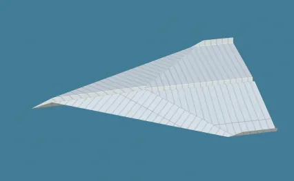 纸飞机 折纸 3D模型