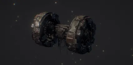 宇宙飞船 科幻空间站 航天器 星际中转站 宇宙飞船 战舰 星际母舰 太空补给站 空间堡垒