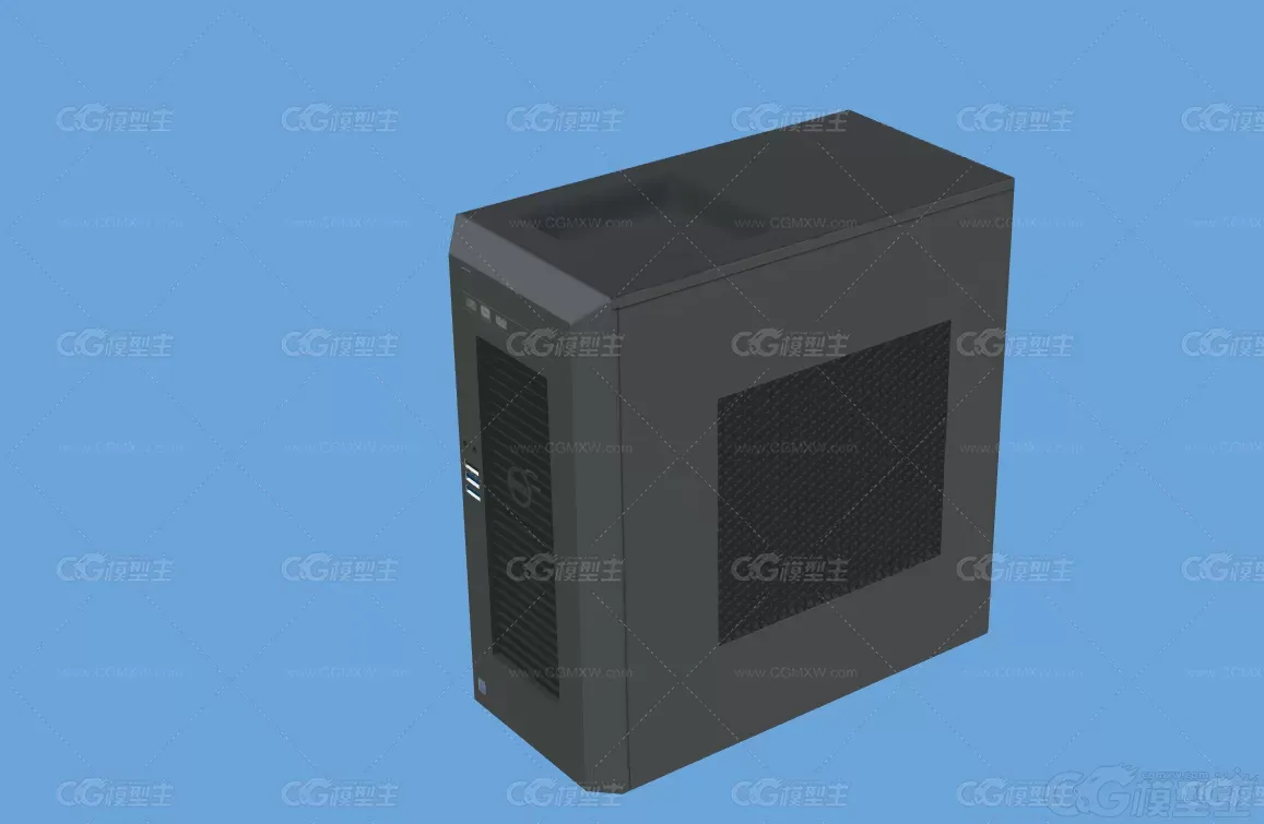 戴尔电脑主机箱 电脑主机 台式机3D模型-1