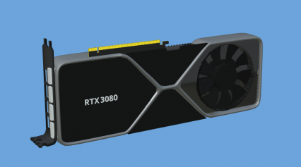 英伟达 Geforce RTX 3080 电脑显卡 3080显卡3D模型