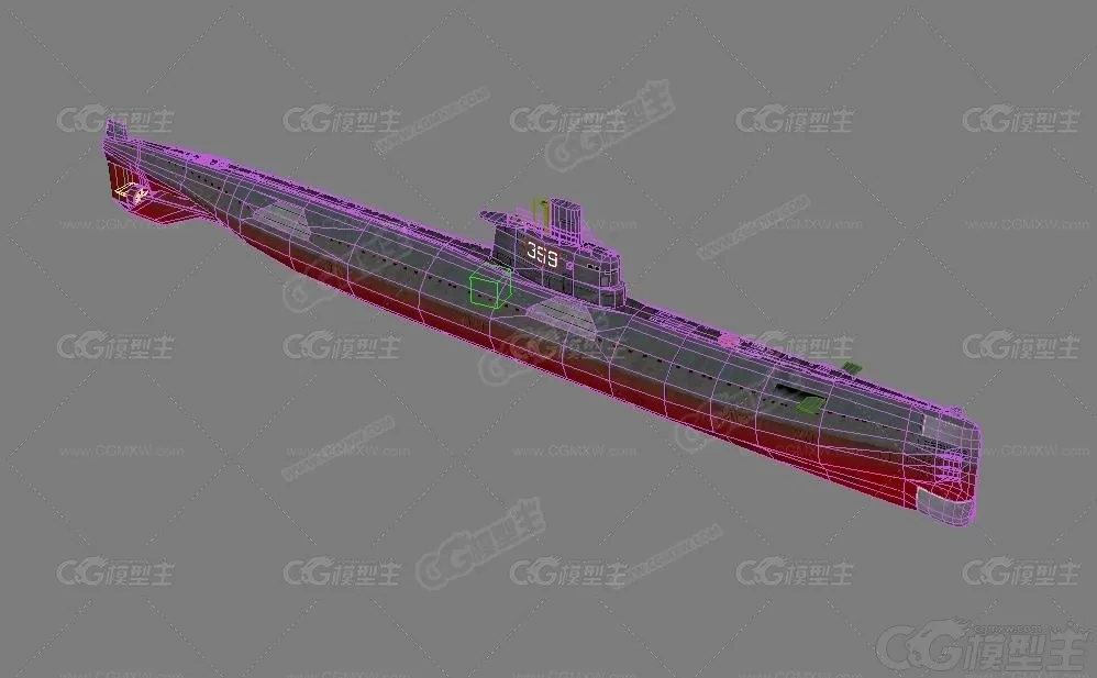 中国海军035级 柴电动力攻击潜艇 Ming-Class 明级-4