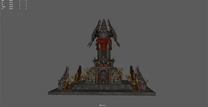 武器塔 箭楼 防御塔 古建筑 中国风建筑 3D游戏建筑模型