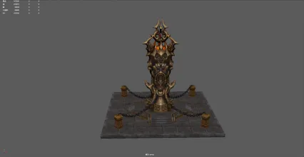 锁魂塔 招魂塔 祭坛 祭祀 古建筑 中国风建筑 3D游戏建筑模型