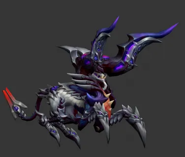 魔灵 恐怖魔兽 妖兽 蝎子精 3D游戏模型