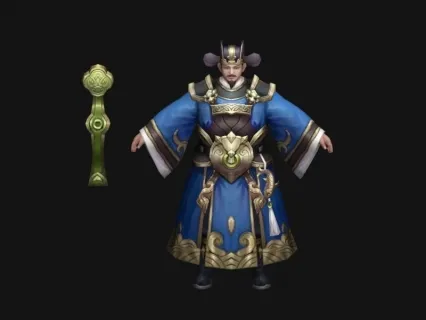 县官 大人 县丞 古装县官 古代官员 文官 七品芝麻官 七品县令3d模型